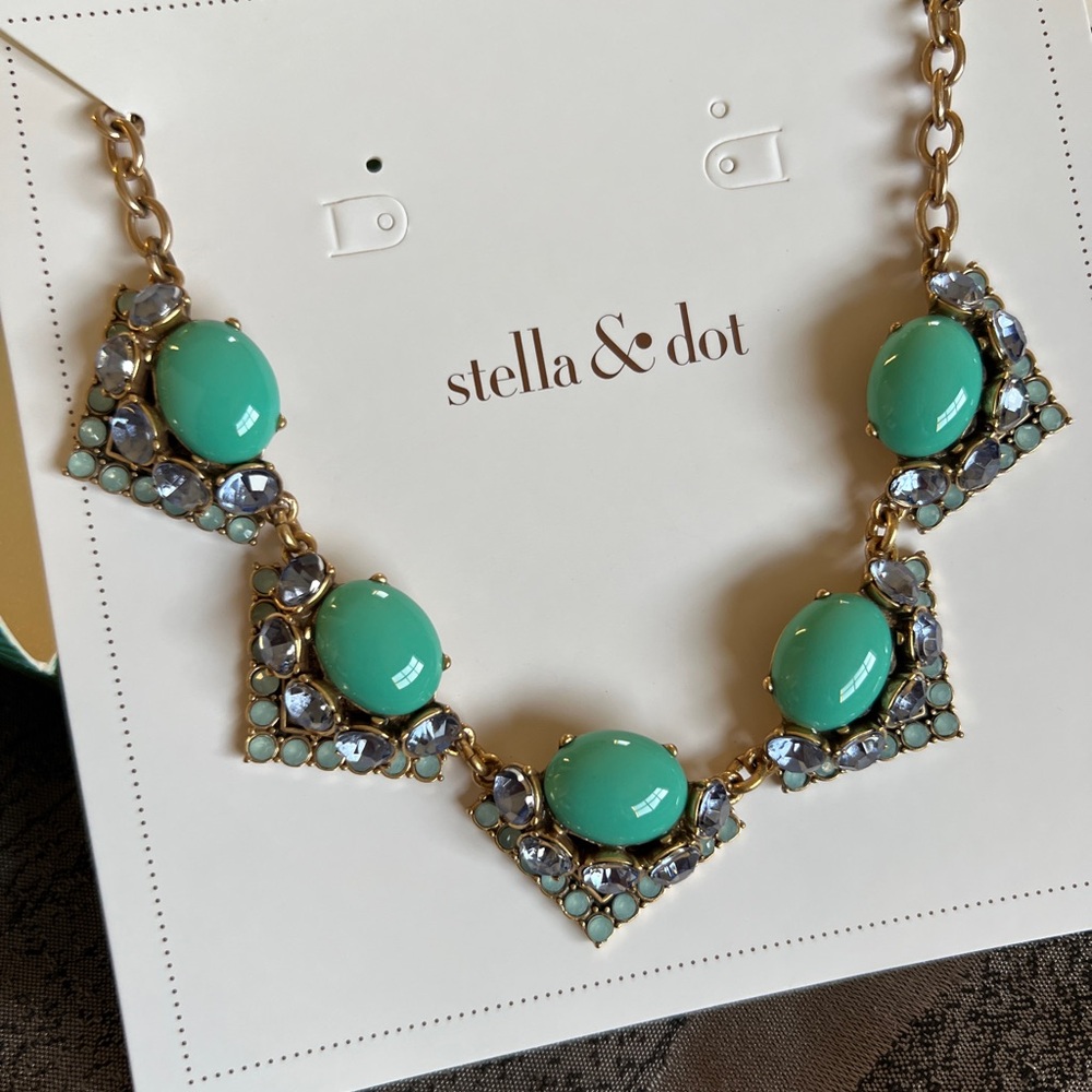Stella & Dot Rory Statement Necklace - Blue